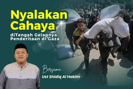 Nyalakan cahaya di tengah gelapnya penderitaan di Gaza