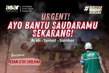 Istri Shalihah Bergerak untuk Sumatera